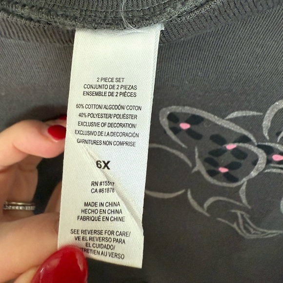 Disney Charcoal Minnie Mouse Sweatshirt - Picture 3 of 3
